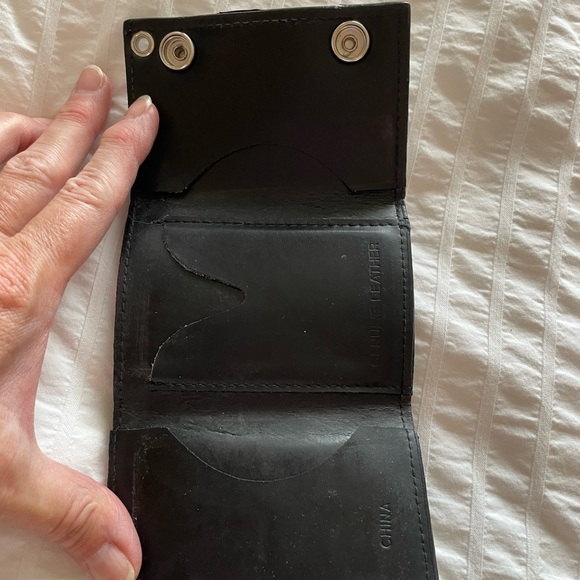 Rude Boy checkered leather wallet - Picture 6 of 6